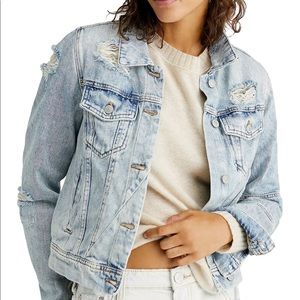 Free people Rumor denim jacket